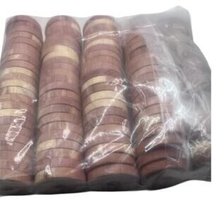 Set of 90 Cedar Rings 1.5” and Approx 50 Cedar Balls .75” with Bags